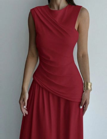 Rochie maxi Shein, roșu