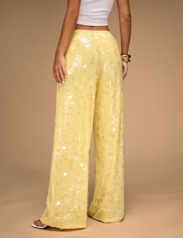 Pantaloni Shein, galben