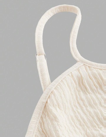 Rochie maxi Shein Curve+, crem