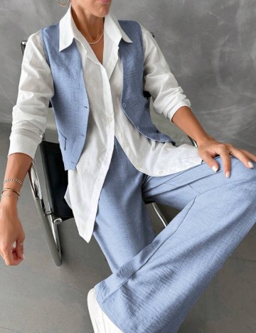 Compleu Shein, albastru