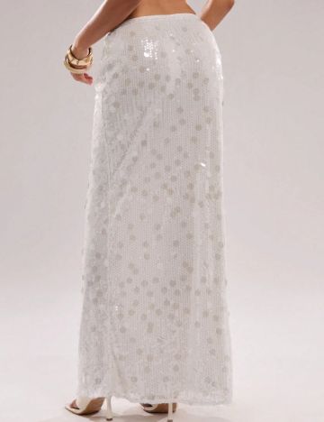 Fustă maxi Shein, alb