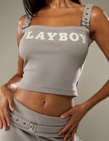 Top Shein Missguided, gri