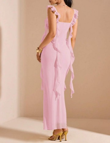 Rochie maxi Shein, roz