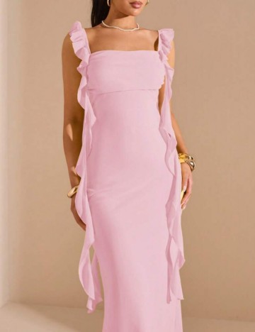 Rochie maxi Shein, roz