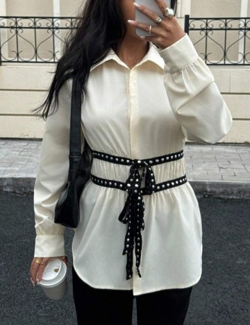 Cămașă Shein, bej