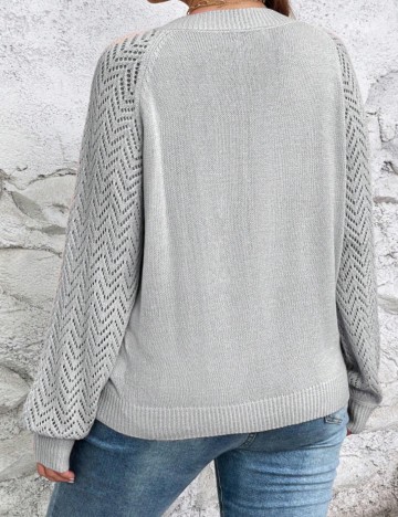 Bluză Shein Curve+, gri