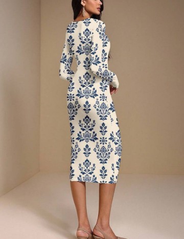 Rochie midi Shein, mix culori