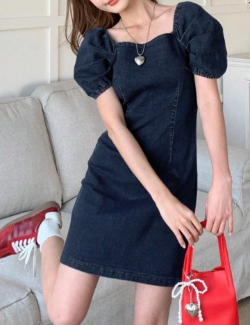 Rochie mini Shein DAZY, albastru