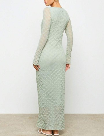 Rochie maxi Shein AIIRZ, verde