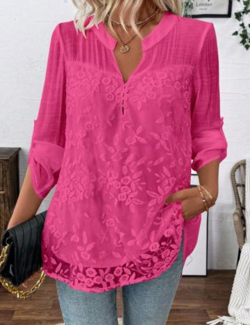 Cămașă Shein, roz