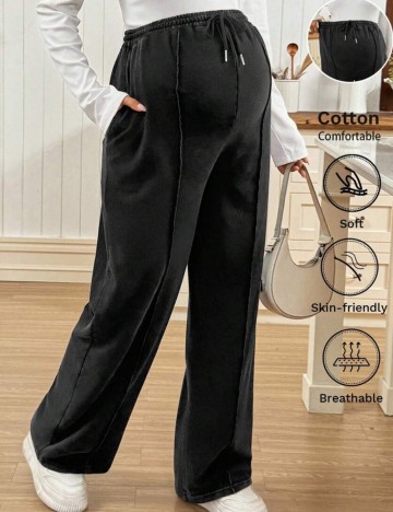 Pantaloni de trening Shein, negru