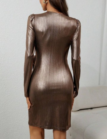 Rochie mini Shein, bronz