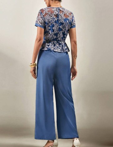 Salopetă lungă Shein, albastru