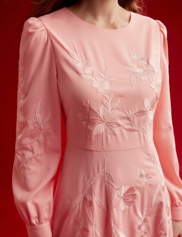 Rochie midi Shein, roz