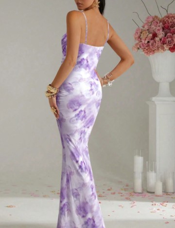 Rochie maxi Shein, mix culori