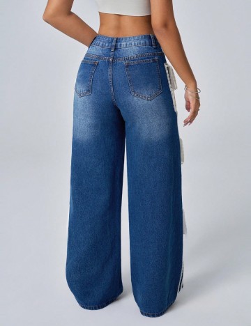 Jeans Shein, albastru