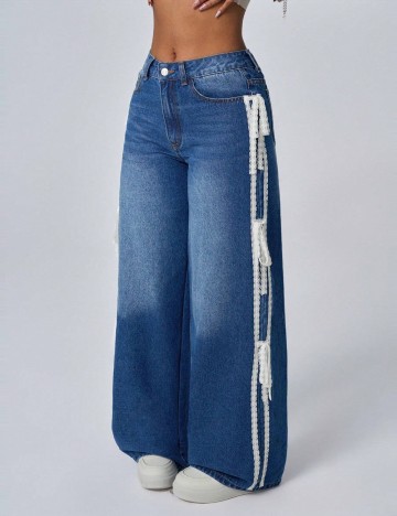 Jeans Shein, albastru