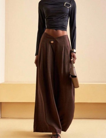 Pantaloni Shein, maro