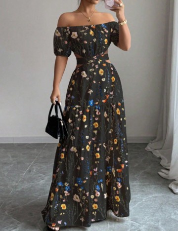 Rochie maxi Shein, negru