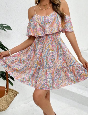 Rochie mini Shein, mix culori