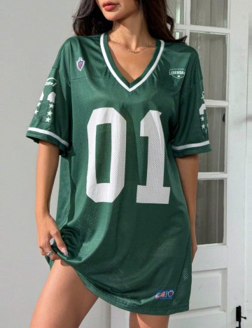 Rochie mini Shein, verde