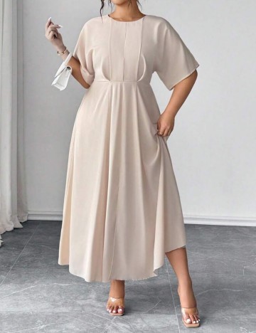 Rochie midi Shein, crem