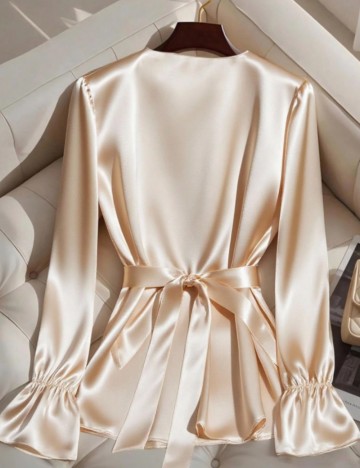 Cămașă Shein Curve+, crem