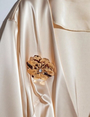 Cămașă Shein Curve+, crem