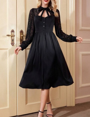 Rochie midi Shein, negru