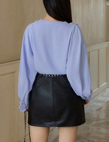 Cămașă Shein, albastru