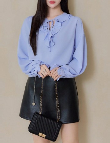 Cămașă Shein, albastru