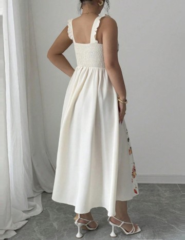 Rochie midi Shein Curve+, crem