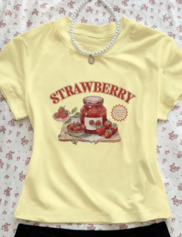 Tricou Shein, galben