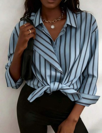 Cămașă Shein, albastru