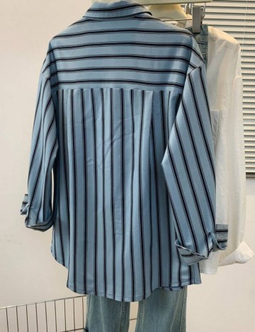 Cămașă Shein, albastru