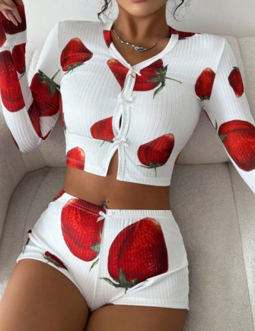 Compleu pijamale Shein, mix culori