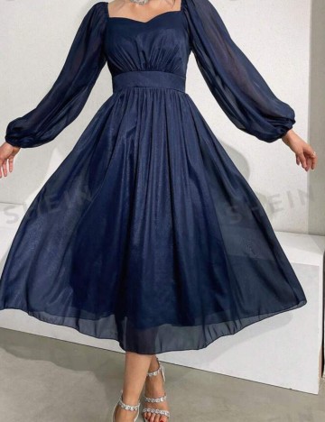 Rochie midi Shein, albastru