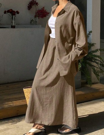 Compleu Shein DAZY, maro