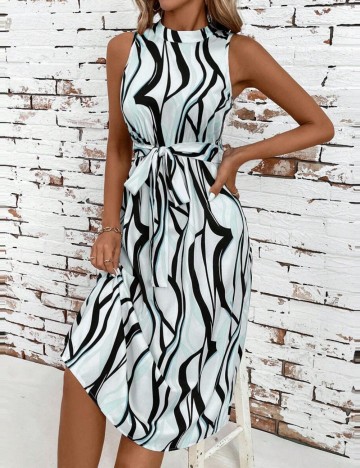 Rochie midi Shein, mix culori