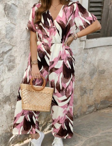 Salopetă lungă Shein Curve+, mix culori