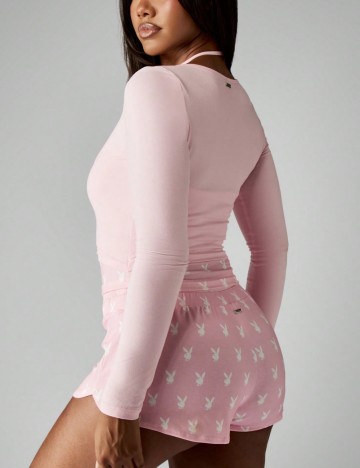 Compleu pijamale Shein Missguided, roz