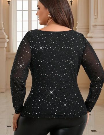 Bluză Shein Curve+, negru