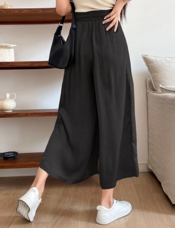 Pantaloni 3/4 Shein, negru