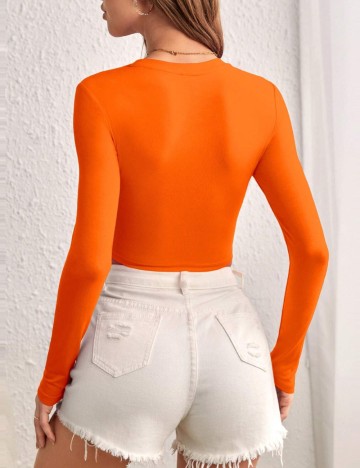Bluză Shein, portocaliu