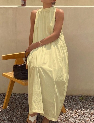 Rochie maxi Shein, galben