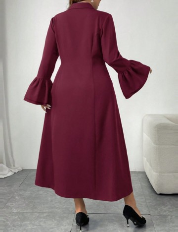 Rochie maxi Shein Curve+, vișiniu