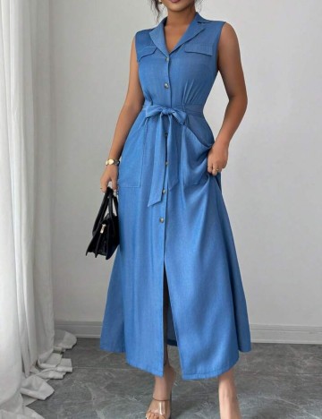 Rochie midi Shein, albastru