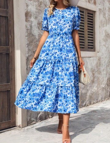 Rochie midi Shein, albastru