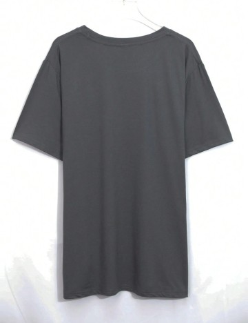 Tricou Shein Curve+, gri