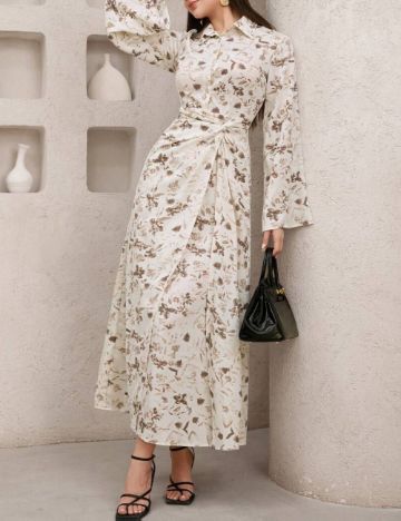 Rochie maxi Shein, mix culori